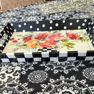 15x12 Wood Tray hand painted